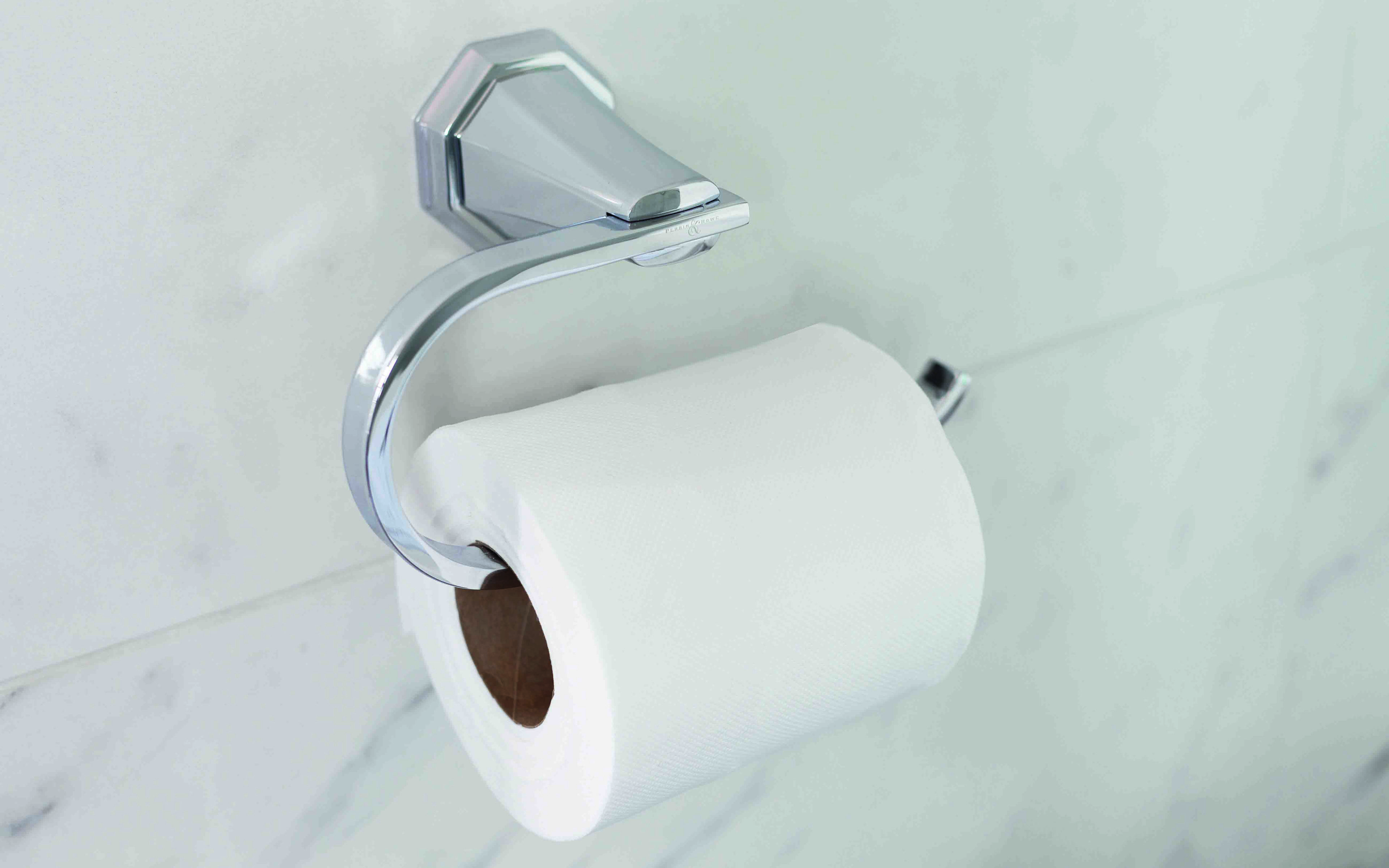 Deco Toilet Paper Holder - Chrome