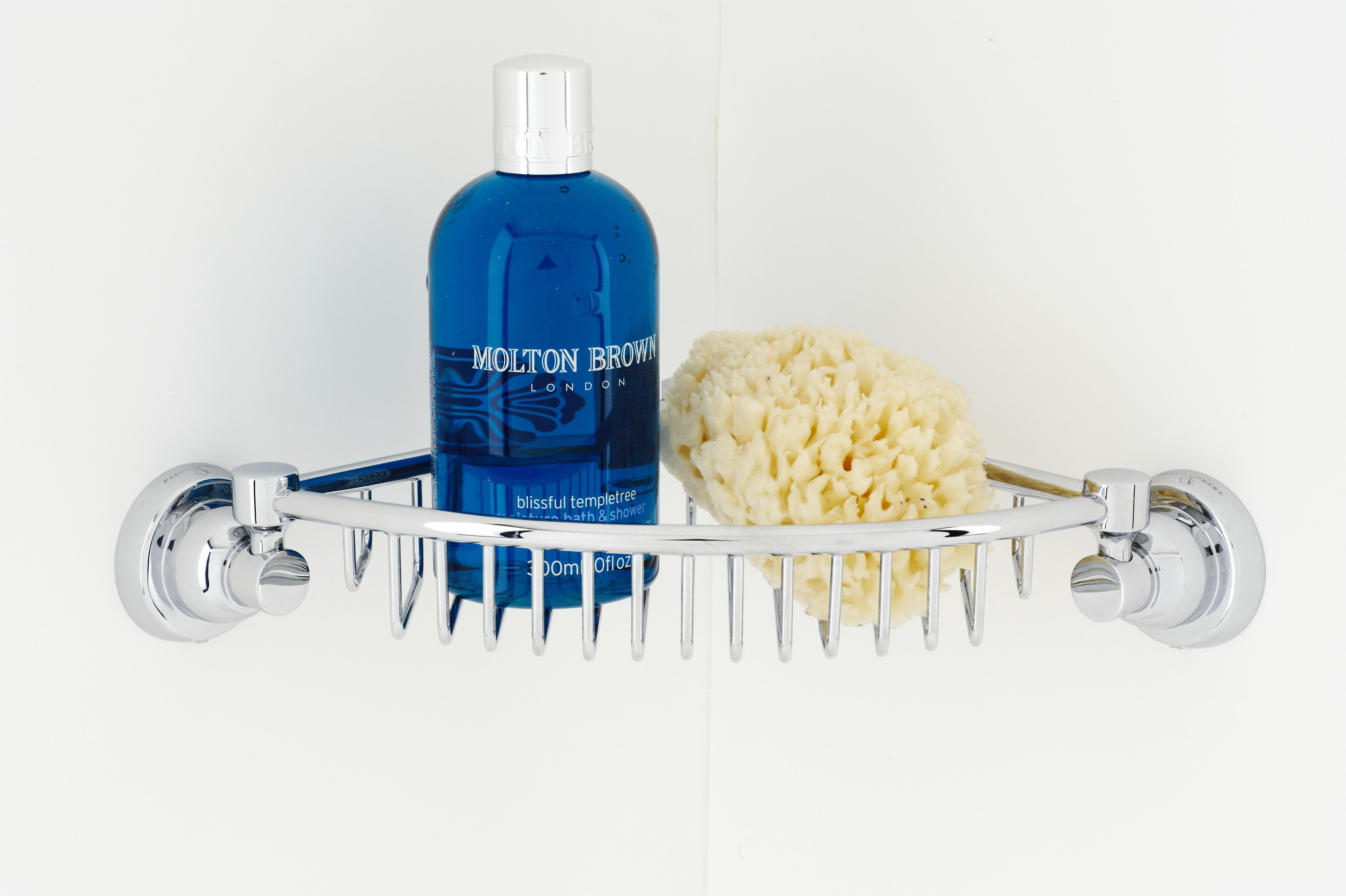 Langbourn Corner Basket - Chrome